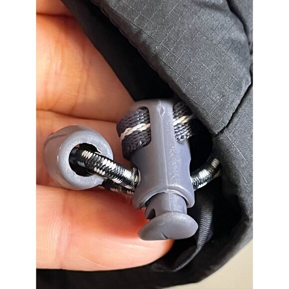 Nike Duck Down Puffer Jacket 2XL Black Bubble Coat Streetwear Quilted Neutral - Picture 10 of 13